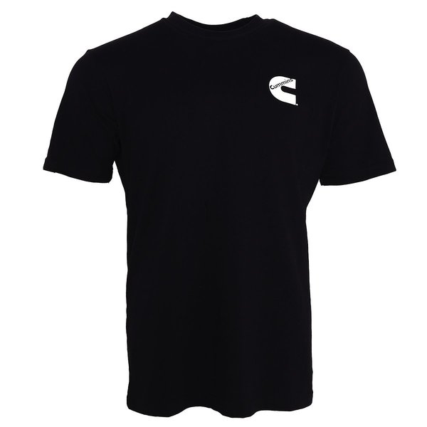 Cummins Unisex T-Shirt Short Sleeve Black Cotton Tagless Tee - 3XL CMN4764